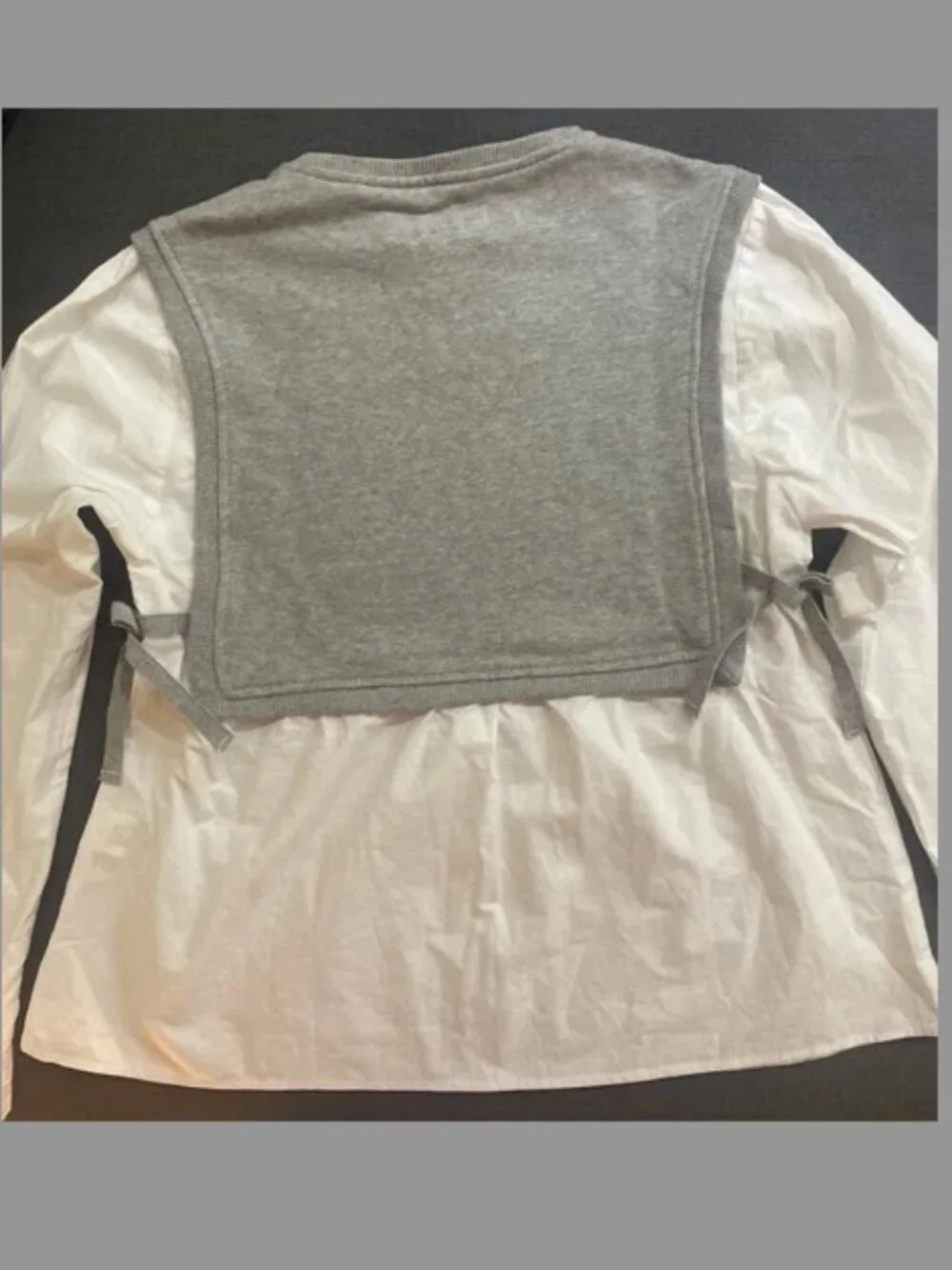 Zara Girls 2-in-1 Layered Top Blouse/Vest Size 13-14 Years NWT